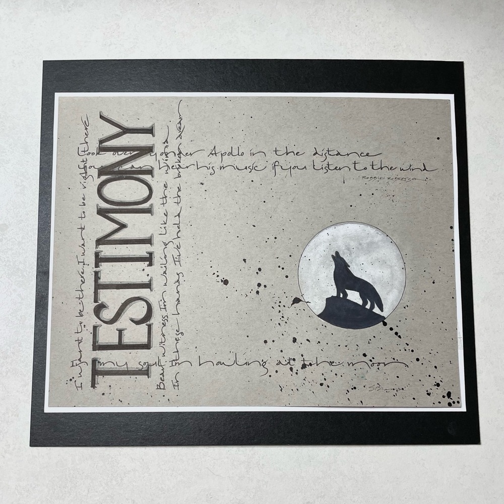 🇨🇦Robbie Robertson “Testimony” artwork